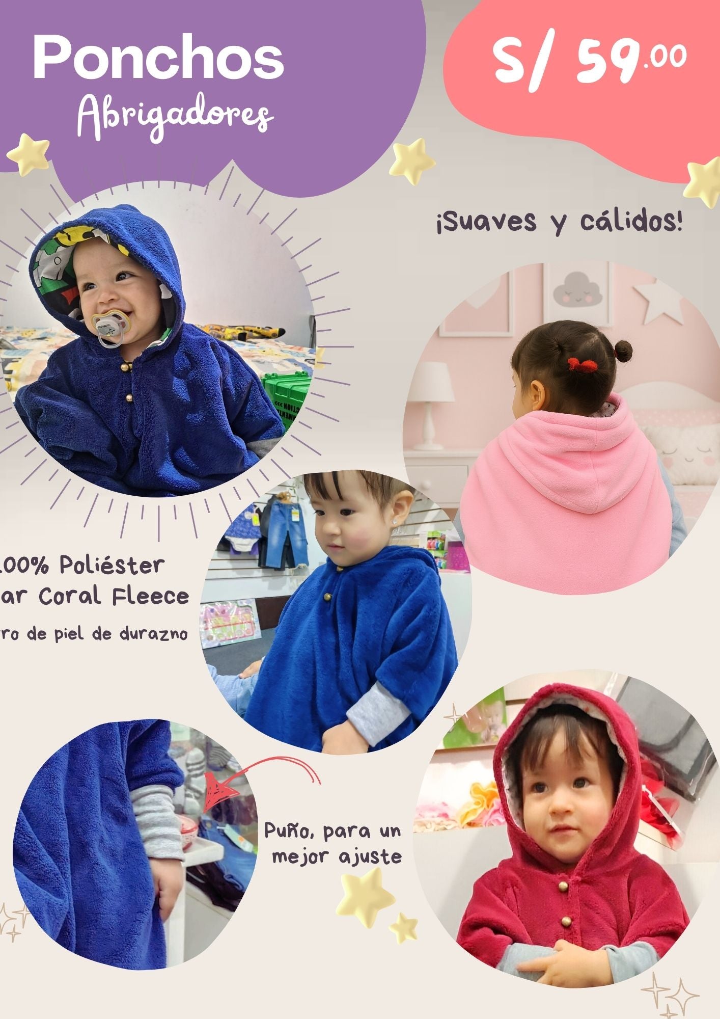 Ponchos abrigadores