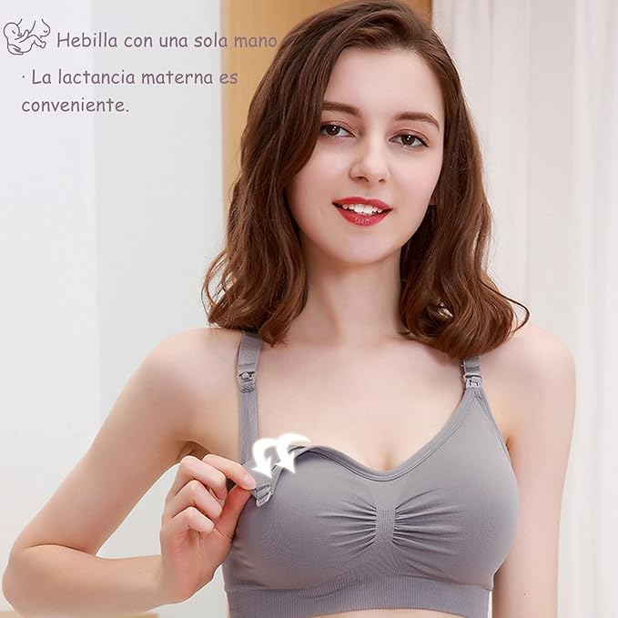 Brasier sujetador de maternidad sin costuras