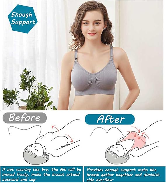 Brasier sujetador de maternidad sin costuras
