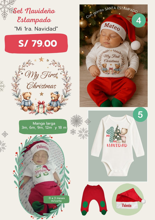 Mi primera Navidad bebés 2025