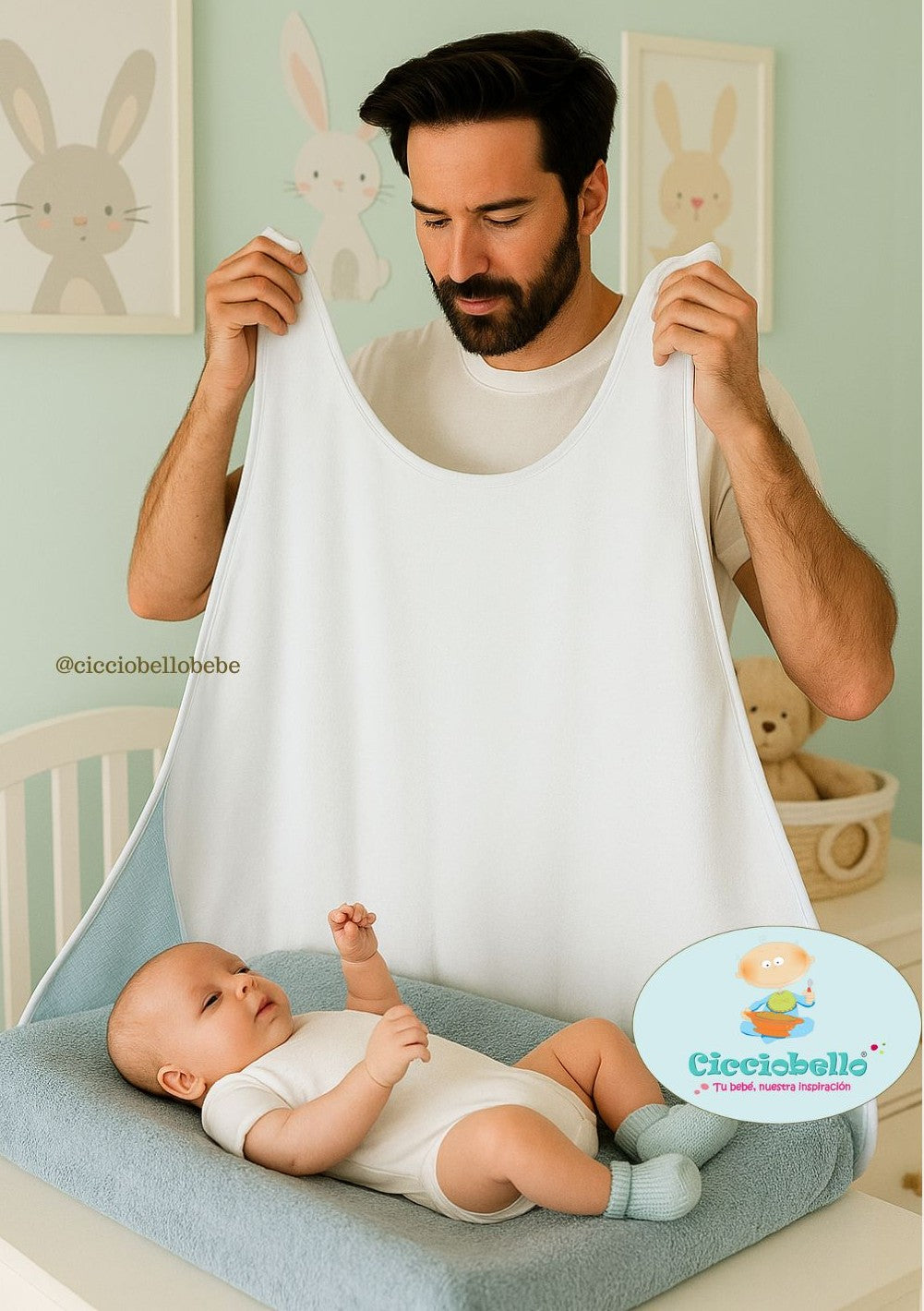 Toallas delantal para bebé